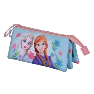Disney Frozen 2 Heart-Estuche Portatodo Triple, Azul
