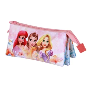 Disney Princesas Dream-Estuche Portatodo Triple, Rosa