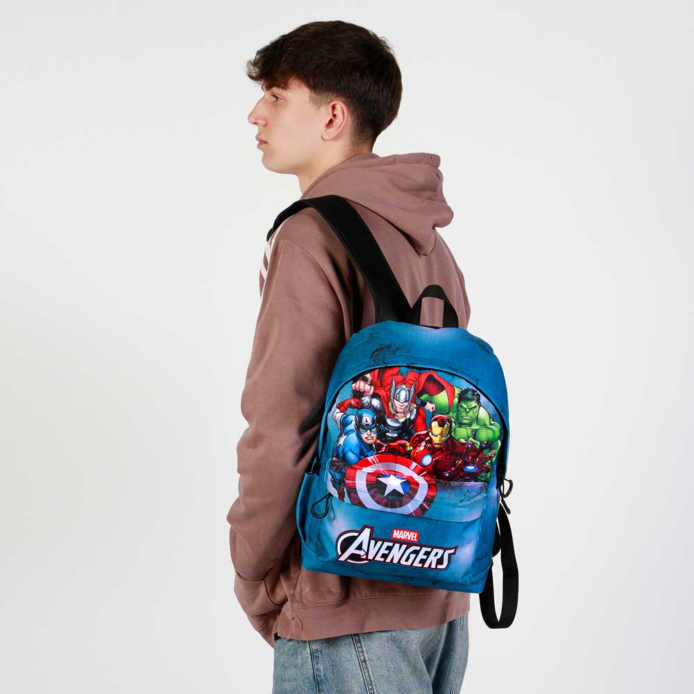 Marvel Los Vengadores Unit-Mochila HS FAN 3.0, Multicolor - Imagen 3