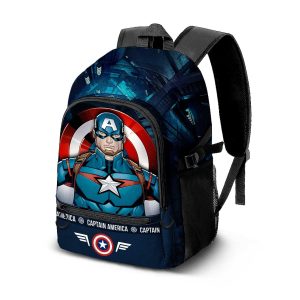 Marvel Capitán América Wings-Mochila Fight 3.0, Azul
