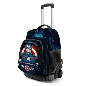 Marvel Capitán América Wings-Mochila GTS FAN 3.0, Azul