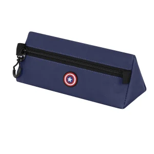 Marvel Capitán América CAP-Estuche Portatodo Triangle, Azul