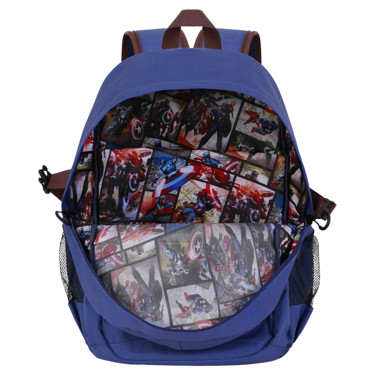 Marvel Capitán América CAP-Mochila Fight PRO, Azul - Imagen 4