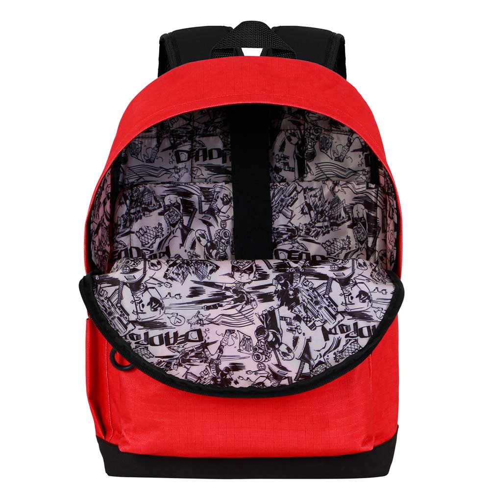 Marvel Deadpool Mask-Mochila HS FAN 3.0, Rojo - Imagen 7