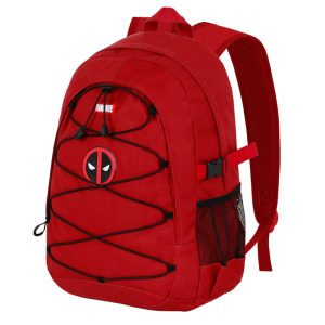 Marvel Deadpool DE-Mochila Fight PRO, Rojo
