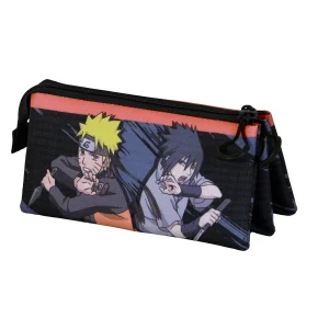 Naruto Shadow-Estuche Portatodo Triple, Negro