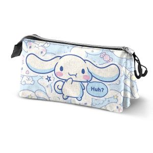 Hello Kitty Cinnamoroll Candy-Estuche Portatodo Triple, Azul