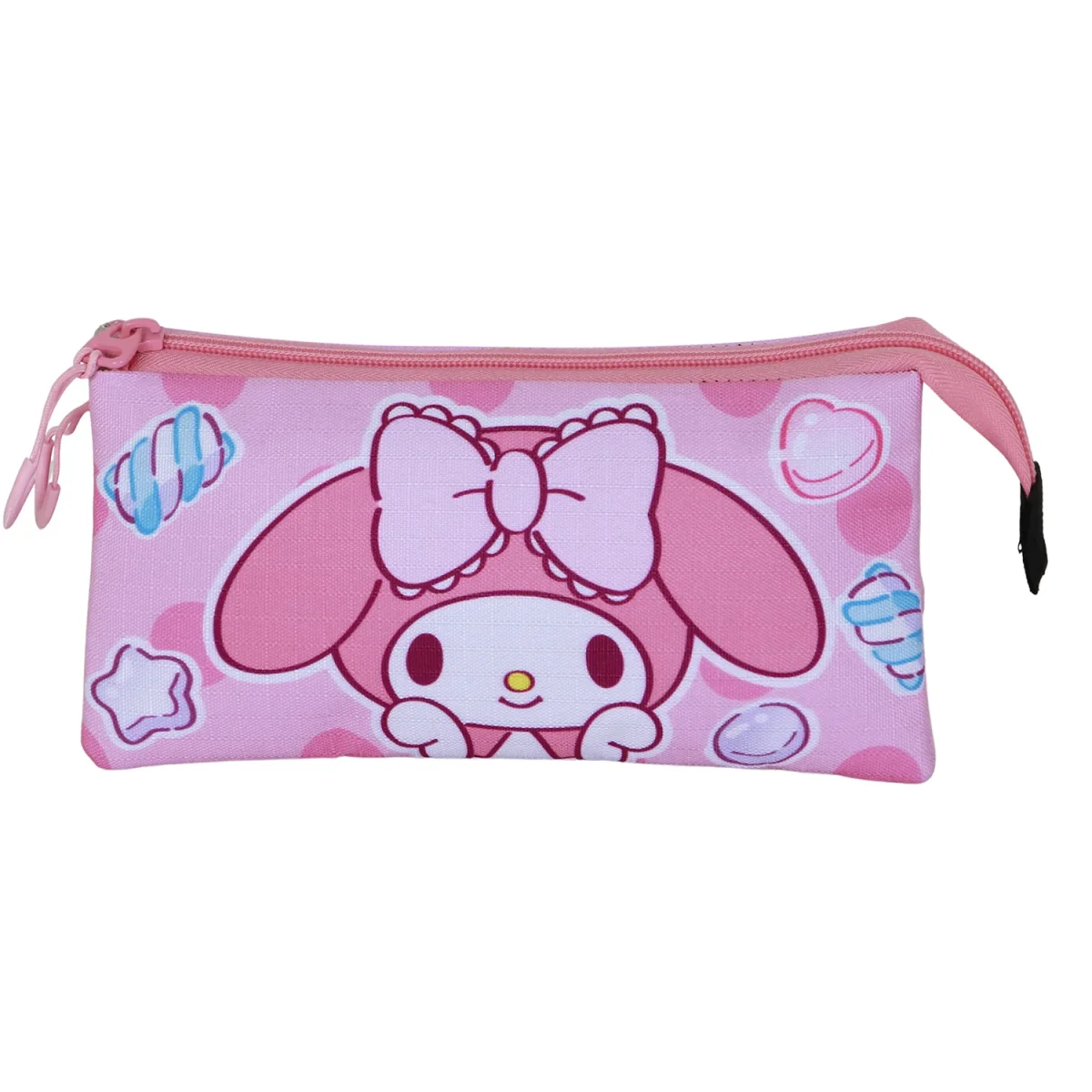 Hello Kitty My Melody Sweets-Estuche Portatodo Triple, Rosa - Imagen 3