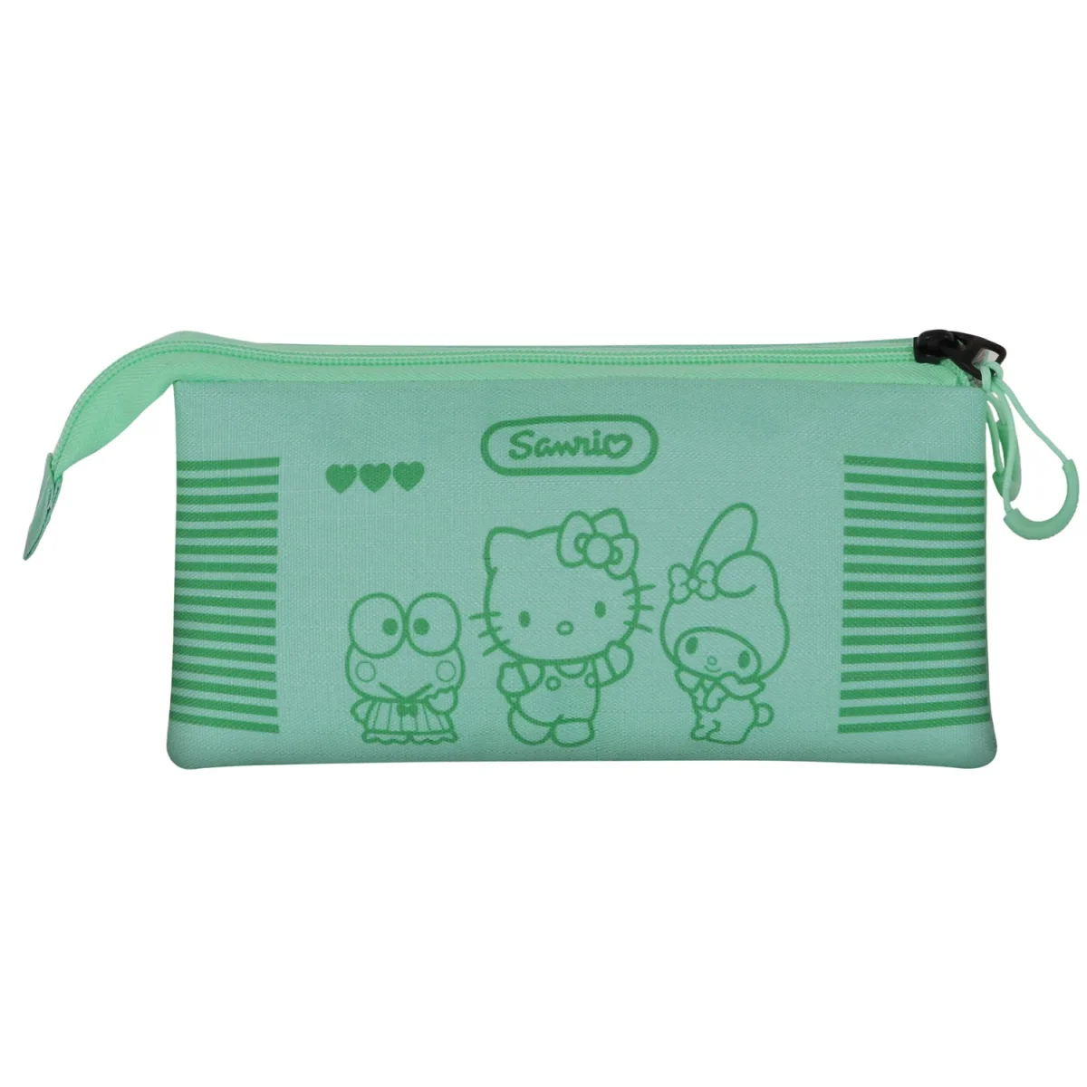 Hello Kitty Videogame-Estuche Portatodo Triple, Turquesa - Imagen 4