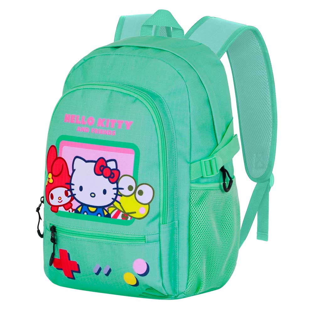 Hello Kitty Videogame-Mochila Fight 3.0, Turquesa