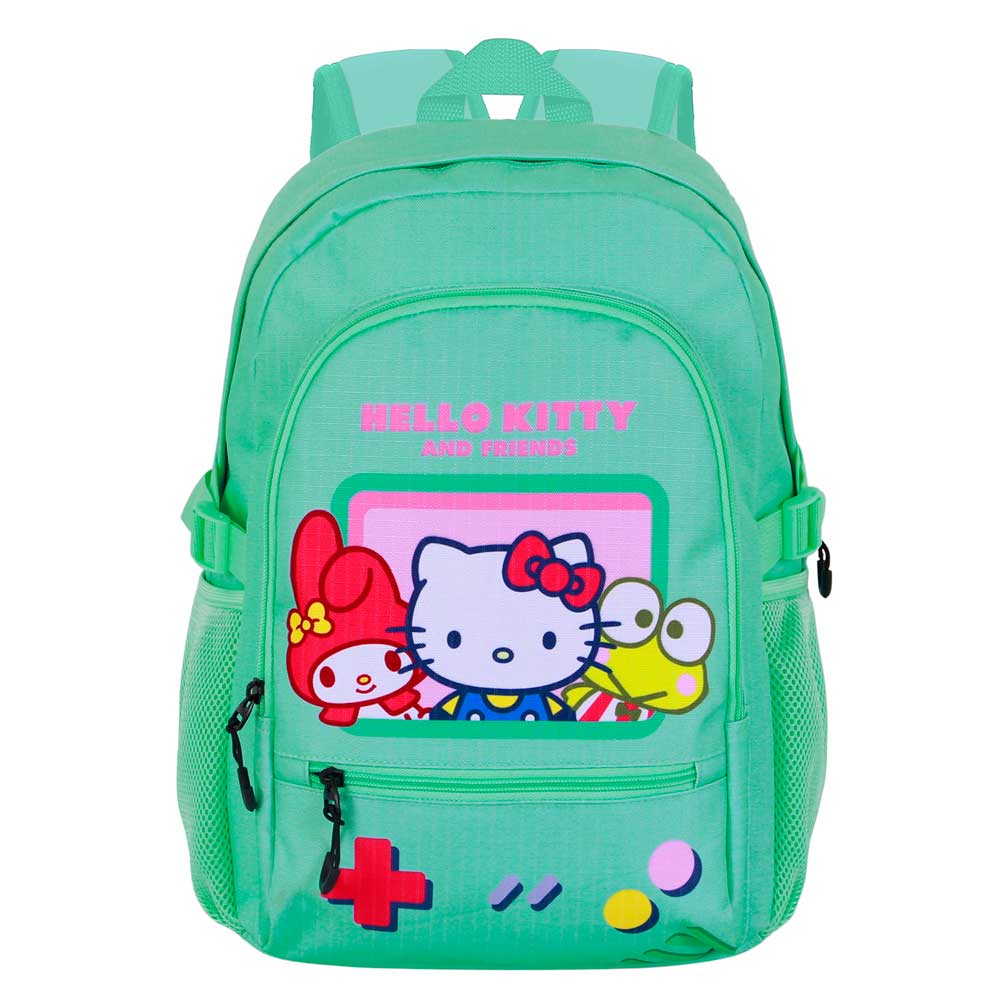 Hello Kitty Videogame-Mochila Fight 3.0, Turquesa - Imagen 3
