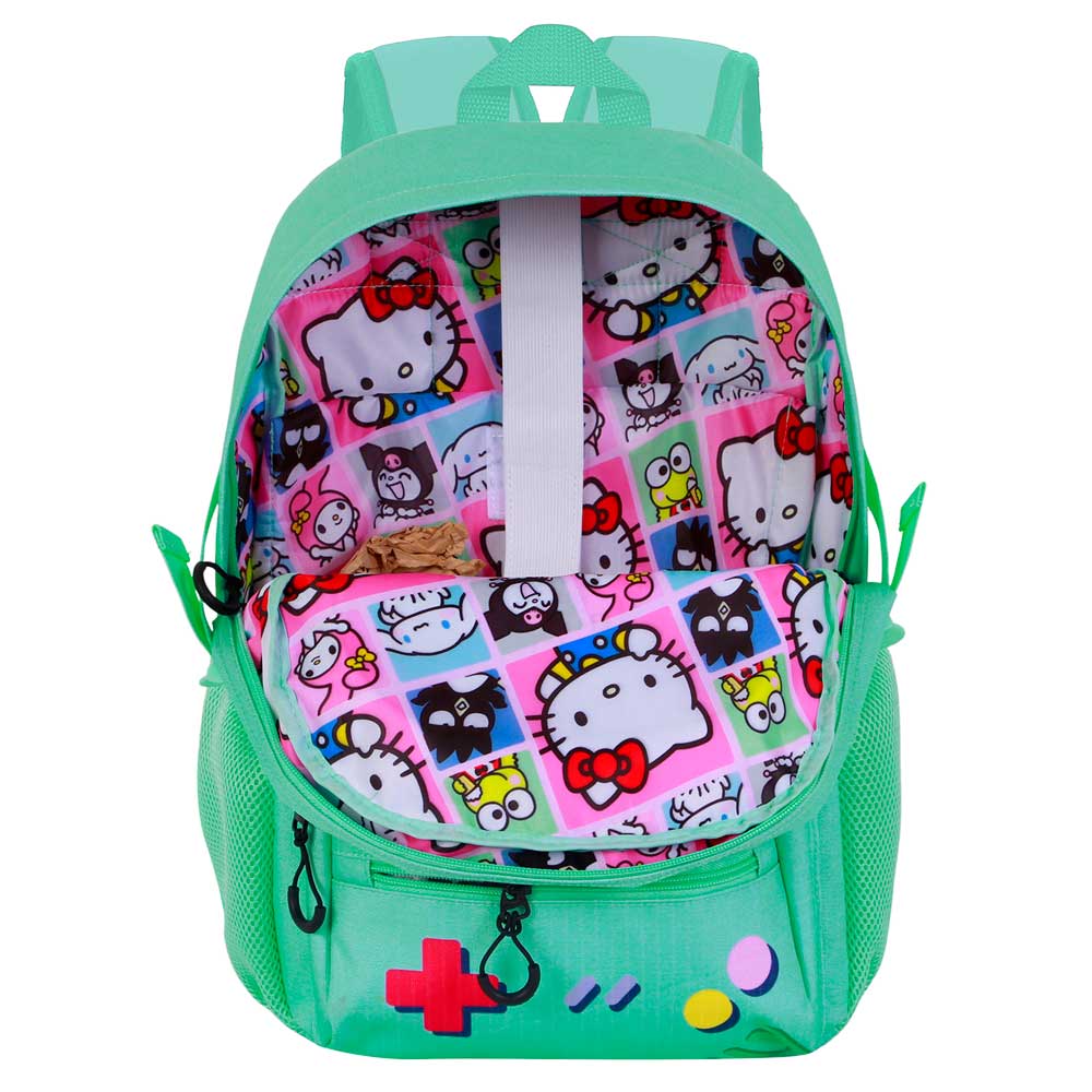 Hello Kitty Videogame-Mochila Fight 3.0, Turquesa - Imagen 5
