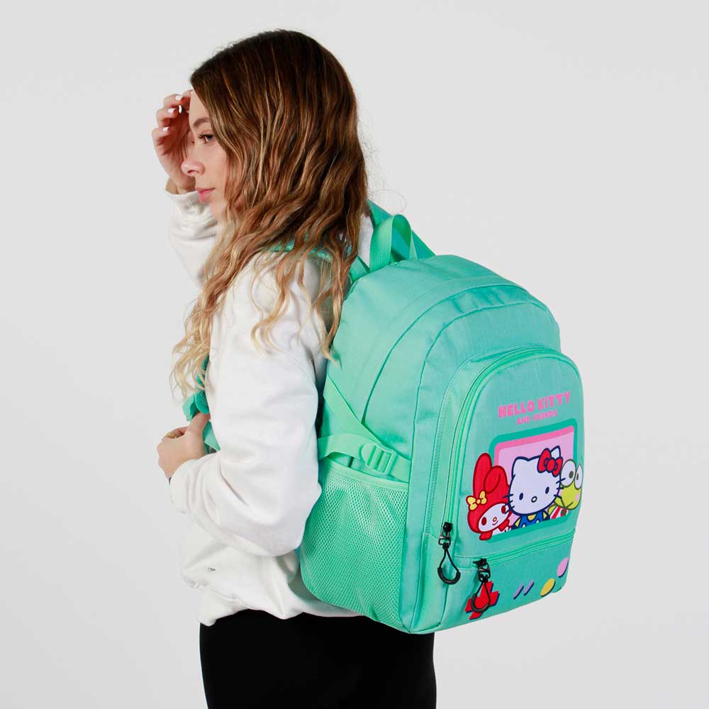 Hello Kitty Videogame-Mochila Fight 3.0, Turquesa - Imagen 6