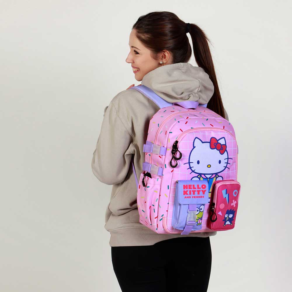 Hello Kitty Fun-Mochila Haru, Rosa - Imagen 5