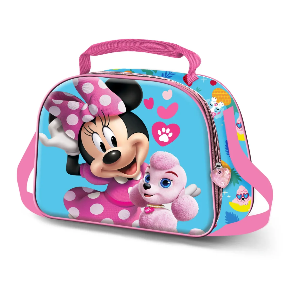 Disney Minnie Mouse Tender-Bolsa Portamerienda 3D, Azul
