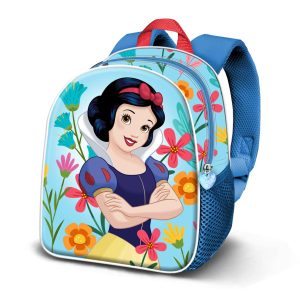 Disney Blancanieves Flowers-Mochila 3D Elite, Azul