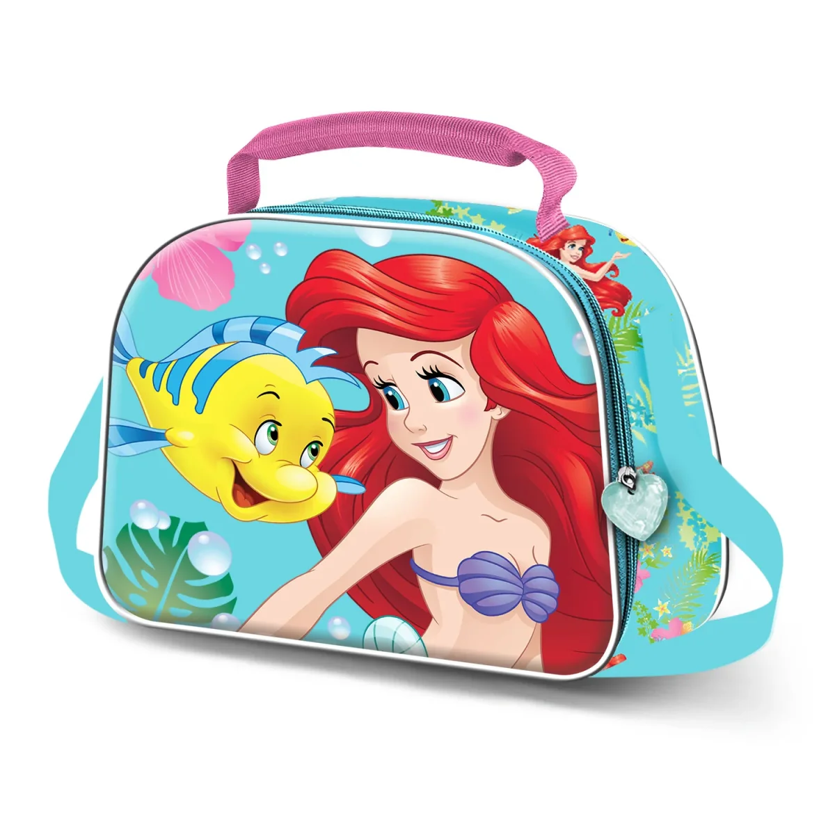 Disney Ariel Dive-Bolsa Portamerienda 3D, Turquesa
