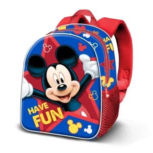 Disney Mickey Mouse Stars-Mochila 3D Elite, Azul
