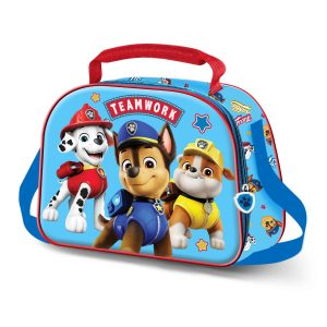 Paw Patrol La Patrulla Canina Ready-Bolsa Portamerienda 3D, Azul