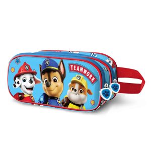 Paw Patrol La Patrulla Canina Ready-Estuche Portatodo 3D Doble, Azul