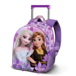 Disney Frozen 2 Violet-Mochila 3D con Ruedas Pequeña, Lila
