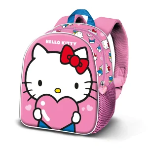Hello Kitty Heart-Mochila 3D Elite, Rosa