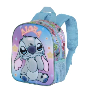 Disney Lilo y Stitch Mischievous-Mochila 3D Elite, Azul