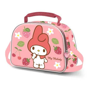 Hello Kitty My Melody Fruits-Bolsa Portamerienda 3D, Rosa