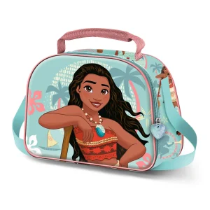 Disney Vaiana Pretty-Bolsa Portamerienda 3D, Turquesa