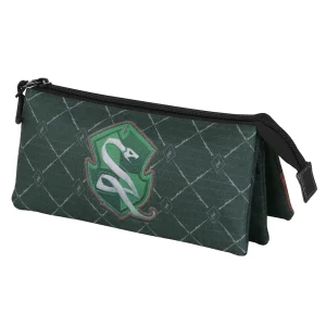 Harry Potter Legacy Slytherin-Estuche Portatodo Triple, Verde