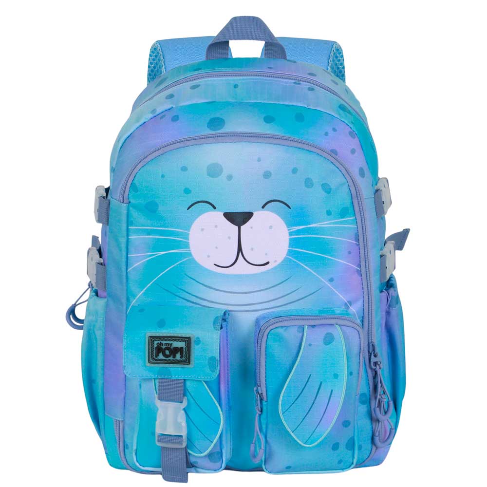Oh My Pop! Sealy-Mochila Haru, Azul - Imagen 2