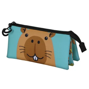 Oh My Pop! Capy-Estuche Portatodo Triple, Verde