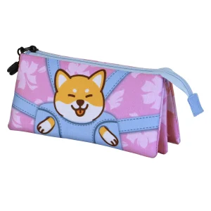 Oh My Pop! Shiby-Estuche Portatodo Triple, Rosa