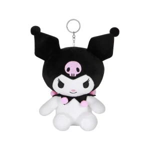Hello Kitty Kuromi Icon-Llavero de Peluche Grande, Blanco