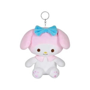Hello Kitty My Melody Icon-Llavero de Peluche Grande, Blanco