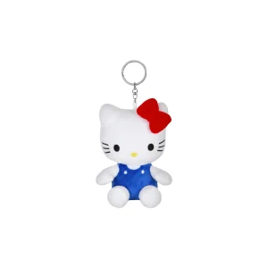 Hello Kitty Icon-Llavero de Peluche Pequeño, Blanco