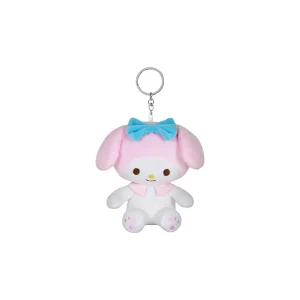 Hello Kitty My Melody Icon-Llavero de Peluche Pequeño, Blanco