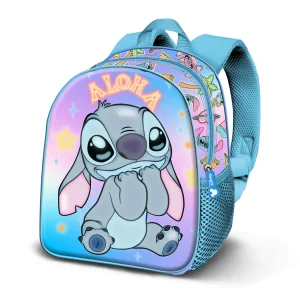 Disney Lilo y Stitch Mischievous-Mochila Basic, Azul