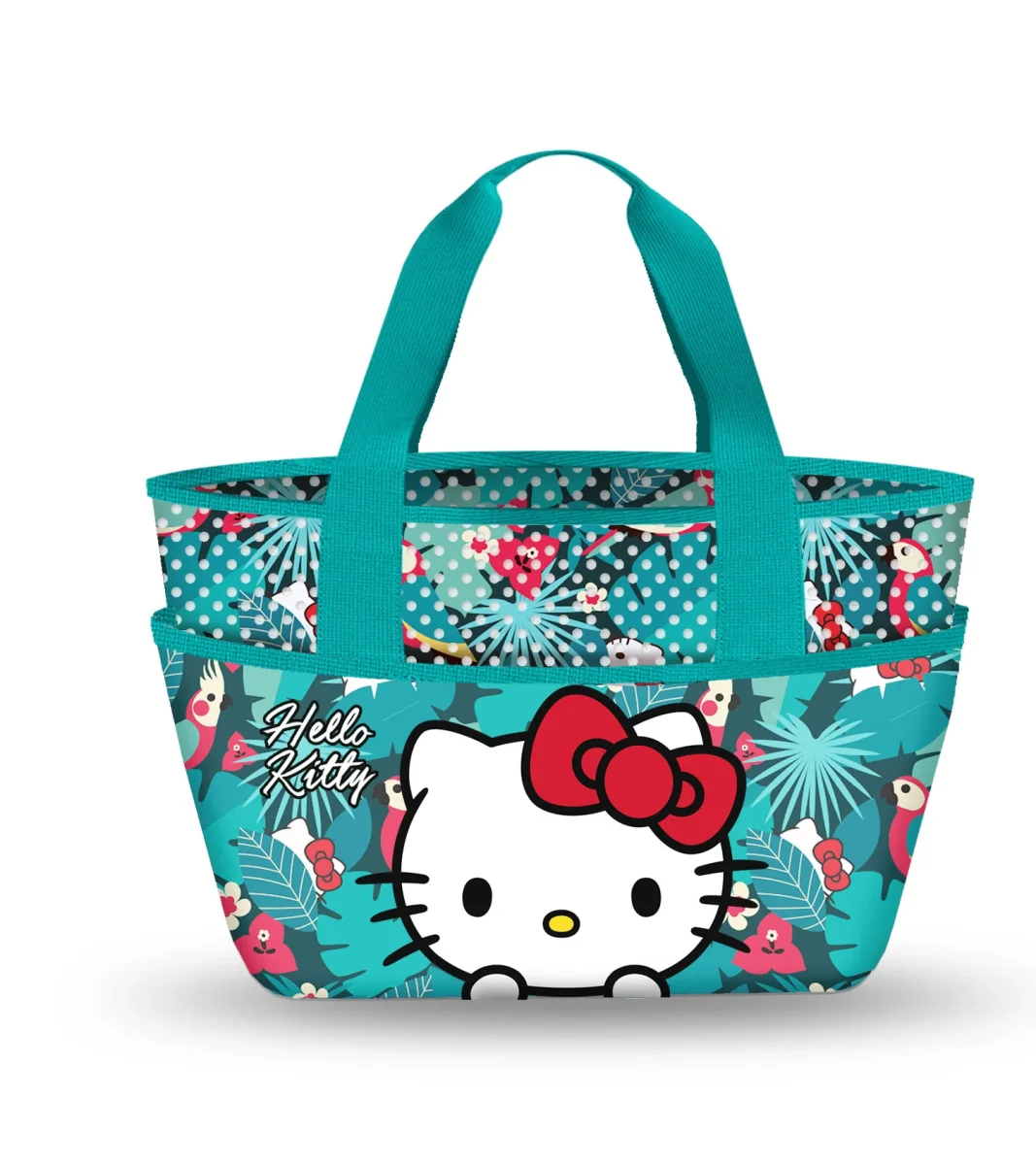 Hello Kitty Jungle-Bolsa de Playa Surf, Verde - Imagen 2