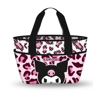 Hello Kitty Kuromi Feline-Bolsa de Playa Surf, Rosa