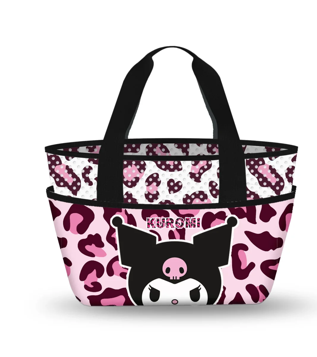 Hello Kitty Kuromi Feline-Bolsa de Playa Surf, Rosa - Imagen 2