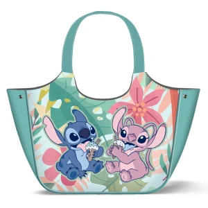 Disney Lilo y Stitch Vacay-Bolsa de Playa Summer, Multicolor