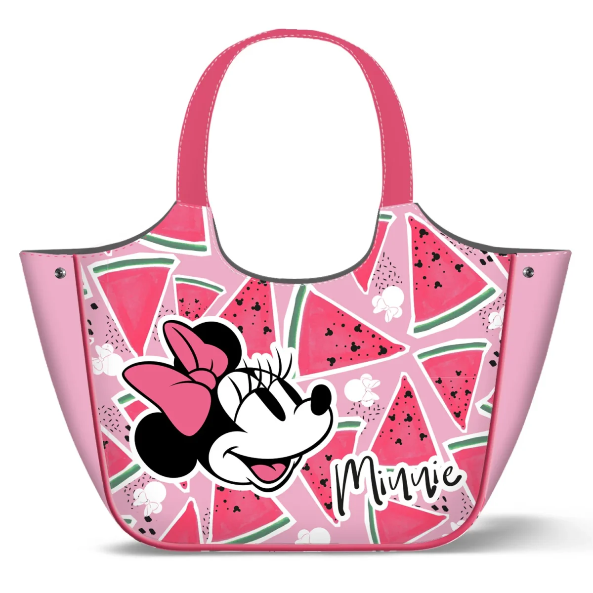 Disney Minnie Mouse Watermelon-Bolsa de Playa Summer, Rosa - Imagen 2
