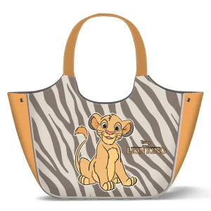 Disney El Rey León Zebra-Bolsa de Playa Summer, Marrón