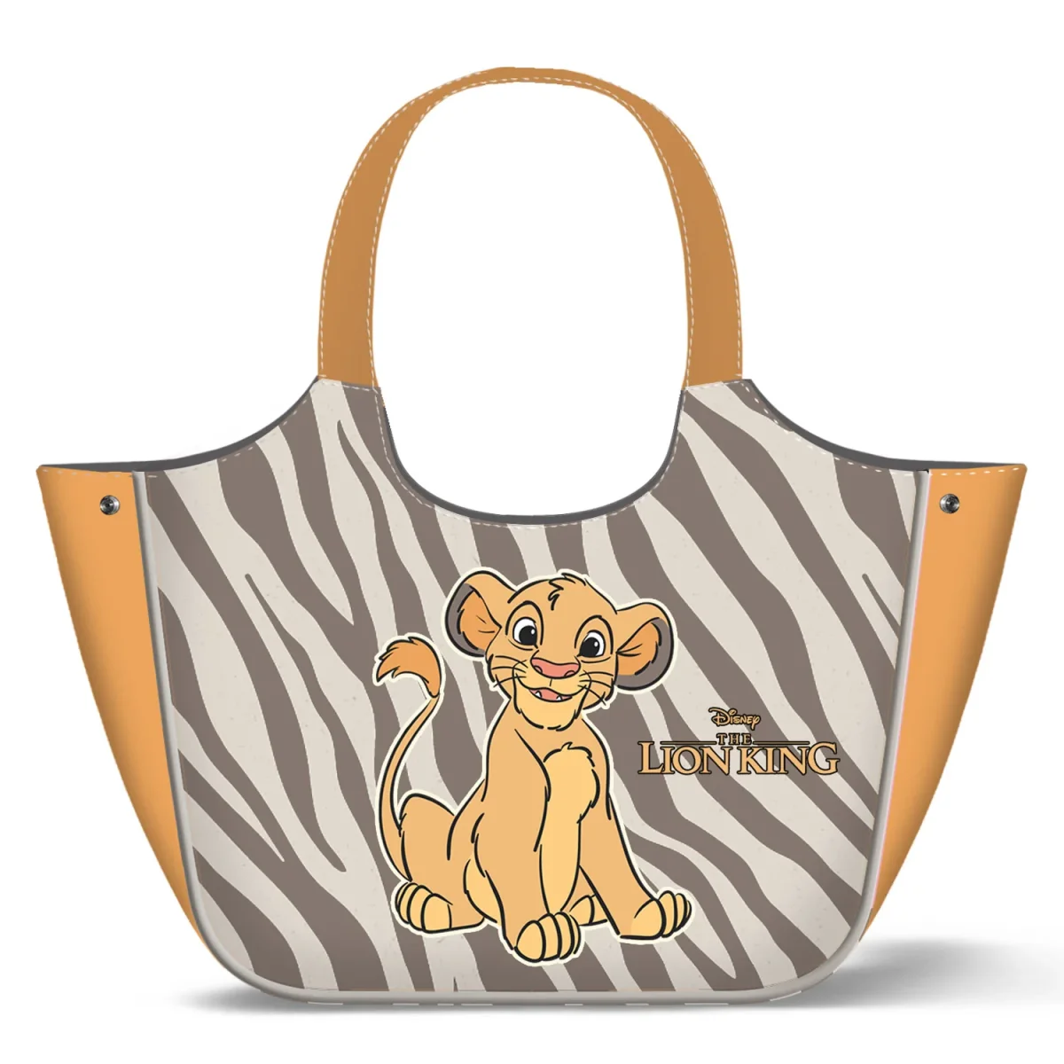 Disney El Rey León Zebra-Bolsa de Playa Summer, Marrón - Imagen 2
