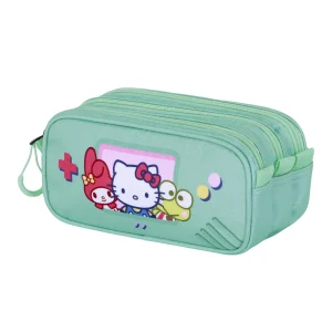 Hello Kitty Videogame-Estuche Portatodo Trick FAN 2.2, Turquesa