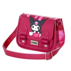 Hello Kitty Kuromi Cherry-Bolso Bandolera Satchel XS, Rosa