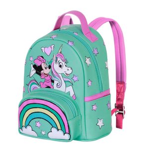 Disney Minnie Mouse Fantasy-Mochila Heady Pequeña, Verde