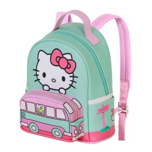 Hello Kitty Van-Mochila Heady Pequeña, Verde