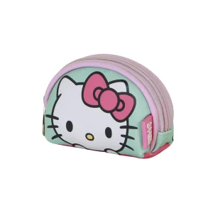 Hello Kitty Van-Monedero Oval Casual, Verde
